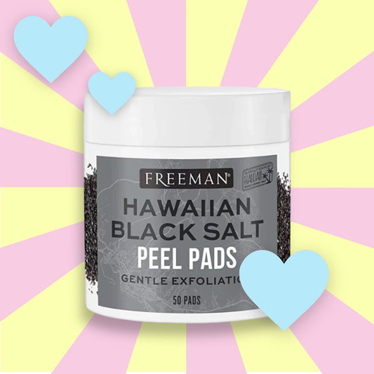 Freemans black salt and minerals peel pads